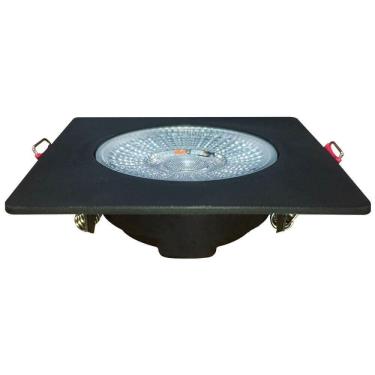 Imagem de Spot Authentic Led Quadrado De Embutir Avant Branco Com Corpo Preto Fosco 5w 6500k - Cód 865050572