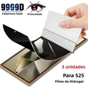 Imagem de Protetor De Tela Em Filme Hidrogel Para Samsung Galaxy S25 Ultra, 3 Pe