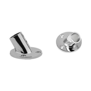 Imagem de Suporte De Corrimão De Barco Em Aço Inoxidável 60 graus Base De Tubo R