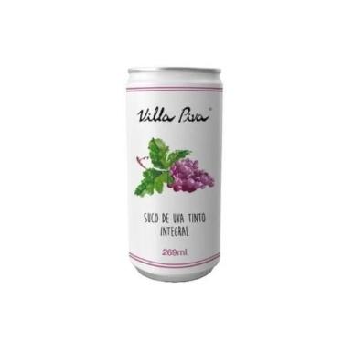 Imagem de Suco De Uva Integral Sem Açúcar Lata Villa Piva 269Ml