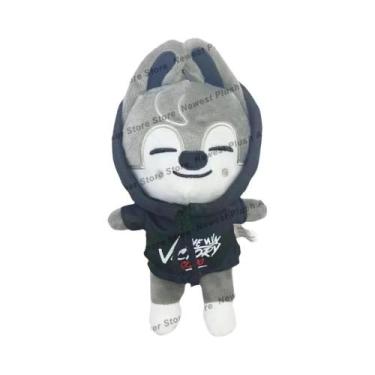 Imagem de Brinquedo De Pelúcia Wolf Chan Da Stray Kids, Boneco Kawaii SKZOO Para
