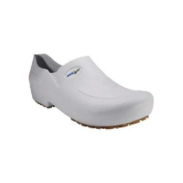Imagem de Sapato Antiderrapante Hospital Cozinha em EVA Worklight, Branco, 37