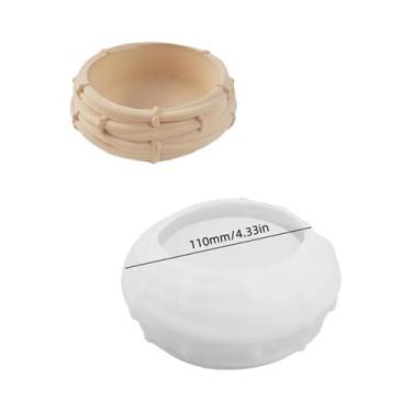 Imagem de Molde De Silicone Para Vaso De Cimento Em Formato De Ninho De Pássaro,