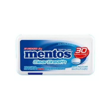 Imagem de Chiclete Mentos 30 Minutos Peppermint Sem Açúcar Unidade