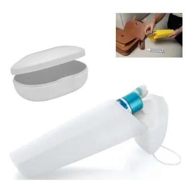 Imagem de Saboneteira Bolsa Mala Viagem Estojo Pt Escovas Creme Dental - MAPLE D