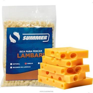 Imagem de Massa Pronta Pesca Lambari Queijo 100g isca Macarrão Summer, Sabor Que
