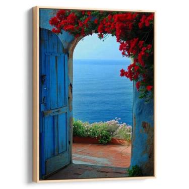Imagem de Quadro Mar Infindo Além do Portal Florido - Mioquadros, 160x100 cm, Na