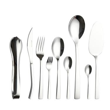 Imagem de Faqueiro Fracalanza Ravel em Aço Inox 75 Peças para 12 Pessoas com Estojo