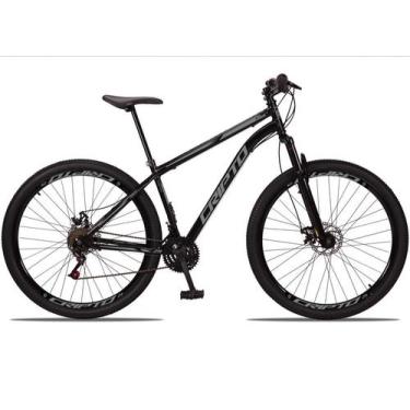 Imagem de Bicicleta Aro 29 Aço Carbono 21v Cripto Freios a Disco, 17", Preto, Pr