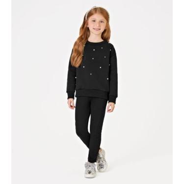 Imagem de Legging Infantil Montaria Molecotton Trick Nick Preto, 10, Preto