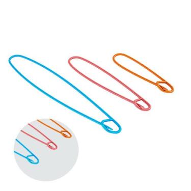 Imagem de Alfinetes de Segurança KnitPro Marcadores de Ponto C/3