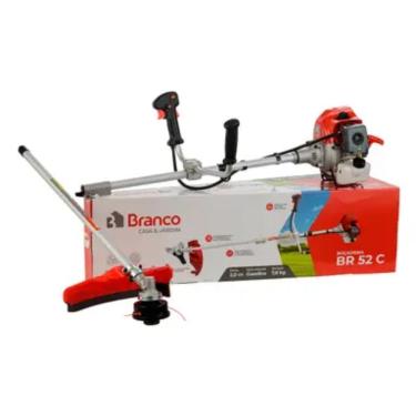 Imagem de Rocadeira Guidao a Gasolina 52c BR Nylon Branco Motores