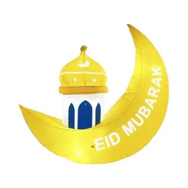 Imagem de Boneco De Neve Inflável De Natal De 1,8m Com Luzes LED Para Decoração 