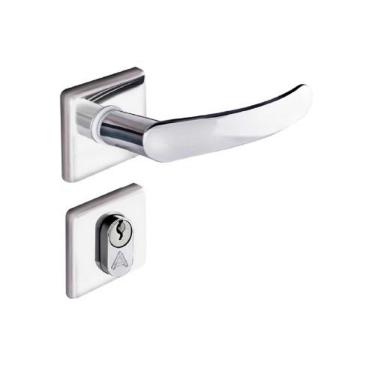 Imagem de Fechadura Quadratta Premium 2600-81 IP Externa com Chave para Porta Acabamento IP A D P...