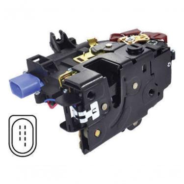 Imagem de Fechadura Elétrica Automotiva para Porta Traseira Esquerda Modelo F103 Compatível com Audi A3 1996 a 2006 e Jetta 2006