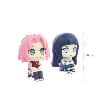 Imagem de Figura de Coleção Megahouse Naruto - Haruno Sakura e Hyugahinata Look Up Naruto: Shippuden PVC 10CM