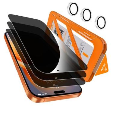 Imagem de Protetor de Tela QHOHQ para iPhone 17 Pro Max 6,9" com Privacidade, Ki