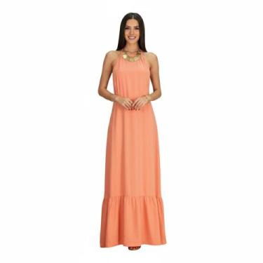 Imagem de Vestido Frente Única Festas E Formaturas Jantares Chá Revelação - Cint