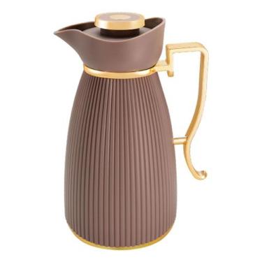 Imagem de Garrafa Térmica Zaya Marrom Tuut 1 Litro Com Design Sofisticado - Yang