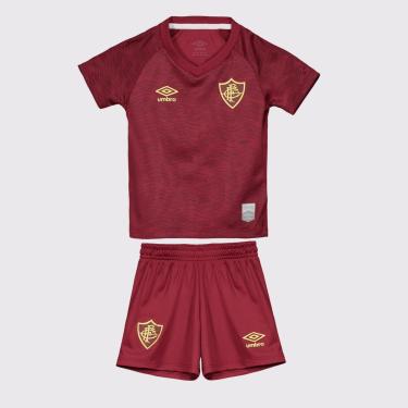Imagem de Kit Infantil Umbro Fluminense III 2025 Masculino-Masculino