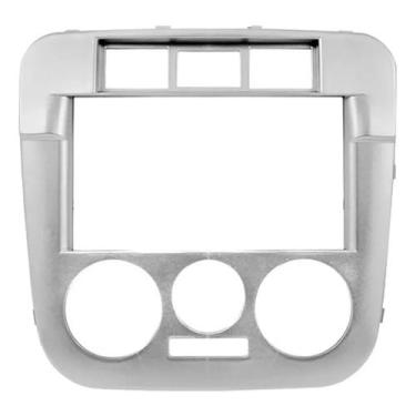 Imagem de Moldura 2 din g4 gol/parati/saveiro - padrão chines - prata - não prec