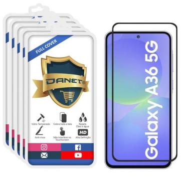 Imagem de Kit 5x Película De Vidro Temperado 3d Para Galaxy A36 Full - Danet