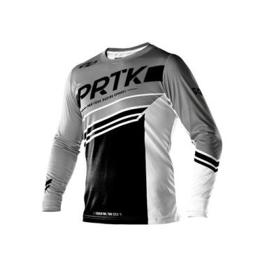 Imagem de Camisa Motocross Infantil Pro Tork Sag, Cinza, Preto, 6