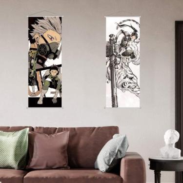 Imagem de Conjunto de rolagens para pendurar imagens de parede Monster 8 Anime x