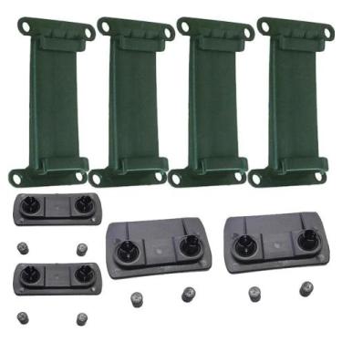 Imagem de Suporte + Guia Parachoque Dt +tr Gol Voyage Parati Sav 87 94 - Congrat