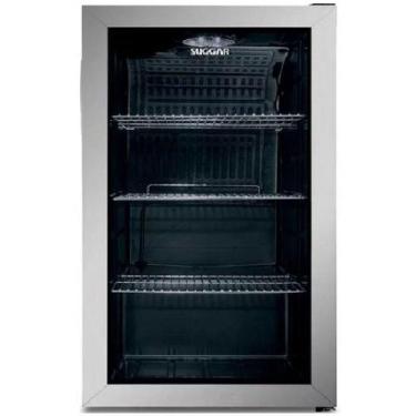 Imagem de Frigobar Suggar 88 Litros Inox 110V FB8811IX, 110V