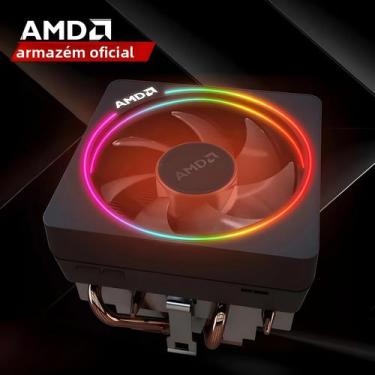Imagem de Cooler AMD Ryzen Wraith Prism Para CPUs R3 R5 R7 R9 Compatível Com Pla