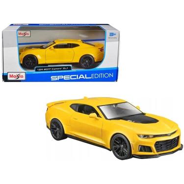 Imagem de Camaro ZL1 2017 Special Edition 20 Cm Metal Amarelo 1/24 - Maisto