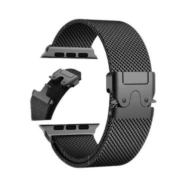 Imagem de Pulseira De Titânio Milanese Para Apple Watch Série 1 2 3 4 5 6 SE Ult
