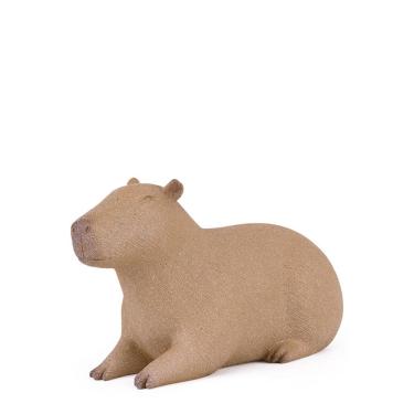 Imagem de Escultura Decorativa Capivara em Poliresina 14,5cm 22822 Mart