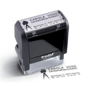 Imagem de Carimbo de Plástico Personalizado Profissional Master Frame FRAME com 