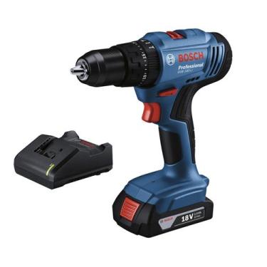 Imagem de Parafusadeira E Furadeira De Impacto 1/2 Gsb 183 Li Com Carregador E B