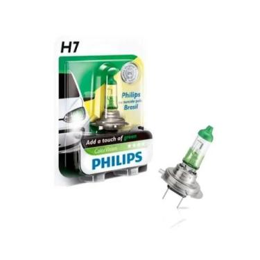 Imagem de Lâmpada H7 12v 55w Color Vision Verde Philips
