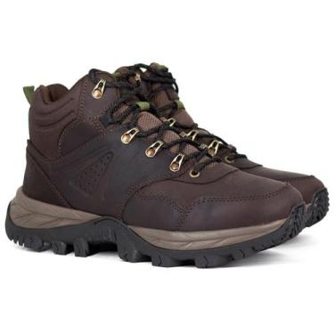 Imagem de Bota Masculina Macboot Adventure Ember 02 Couro Emborrachado Cano Médi