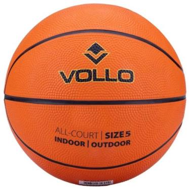 Imagem de Bola Basquete Vollo BB500 Tamanho 5 Borracha, Único, Laranja