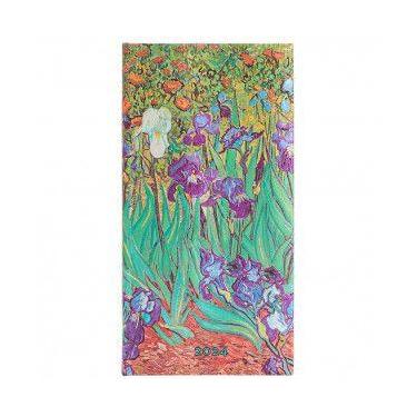 Imagem de Agenda Paperblanks 2024 Slim Van Gogh Ireses DE0439-4