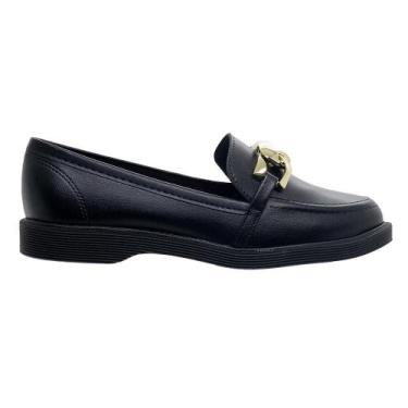 Imagem de Mocassim Feminino Moleca 5666.110 Preto, 35, Preto