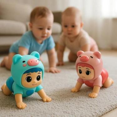 Imagem de Brinquedo Boneca Musical Porquinha Menina Infantil Canta Dança Present