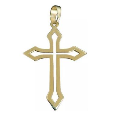 Imagem de Pingente Cruz 2.10 Gr 22 mm Ouro18 Kilates - Pingente Ouro 18 Kiltes 