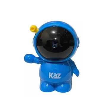 Imagem de Apontador De Mesa Manual Manivela Com Coletor Astronauta Vermelho Azul