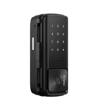 Imagem de Fechadura Digital MFR 4000 Intelbras Inteligente para Porta de Vidro