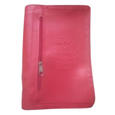 Imagem de Capa Para Bíblia Com Ziper - SC, Rosa 40cm x 26cm