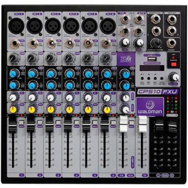 Imagem de Mesa de som waldman 10 canais cps10fxu