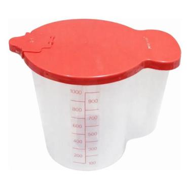 Imagem de Tupperware Jarra P/ Aquecer No Micro-ondas 1 Litros, Vermelho