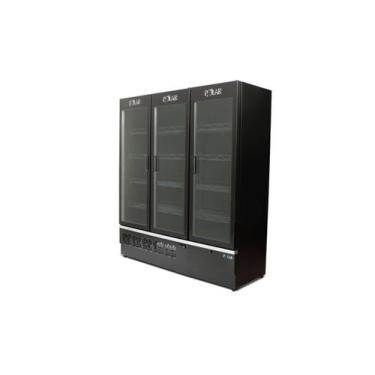 Imagem de Expositor Vertical Refrigerado Polar 1,70M 3 Portas All Black Infinite