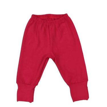Imagem de Calça MIjão Culote Infantil e RN Liso Menino e Menina - VIA LUCK, Pink